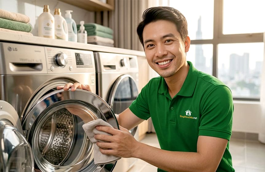 Vệ sinh máy giặt